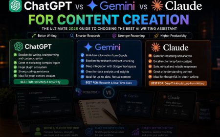 ChatGPT vs Gemini vs Claude for Content Creation: The Ultimate 2026 Guide to Choosing the Best AI Writing Assistant