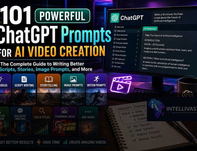 101 Powerful ChatGPT Prompts for AI Video Creation: The Complete Guide to Writing Better Scripts, Stories, Image Prompts, and More